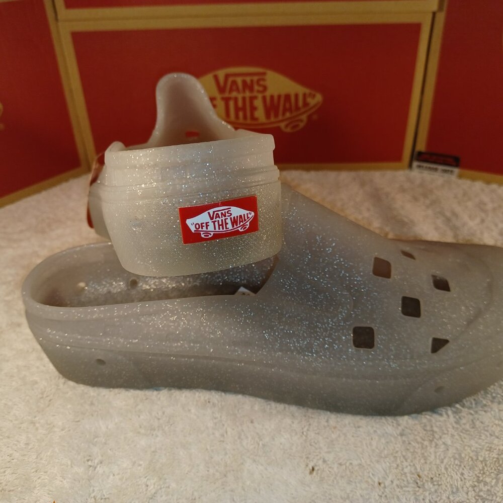 Vans  Unisex Mule T Slip On (Glitter Gray) VN0005V8GF - Picture 2 of 12